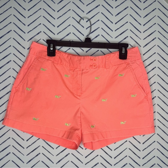Vineyard Vines Embroidered Dayboat Whale Shorts size 6 - Picture 1 of 4